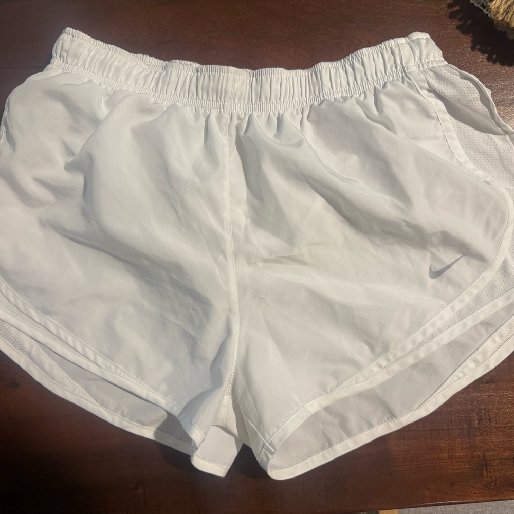 Nike Women's Athletic White Shorts